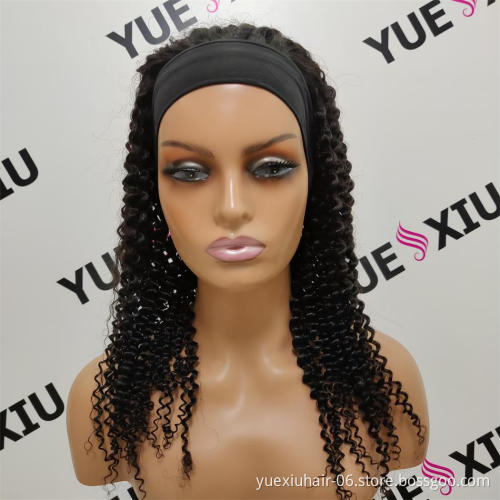 Low MOQ custom logo wide adjustable straps band for wig grip headband wigs